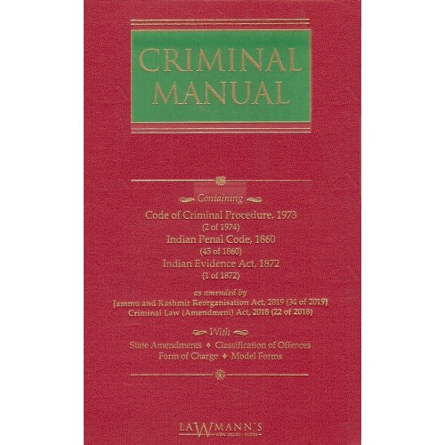 Lawmann's Criminal Manual [HB] by Kamal Publisher